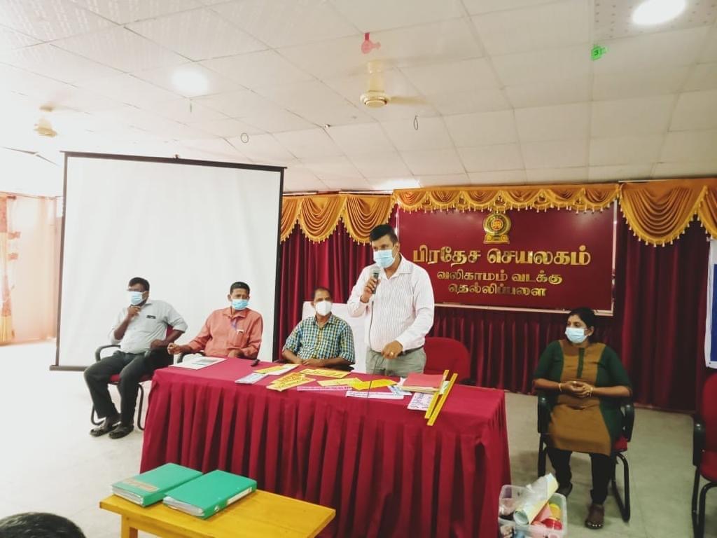 Training of Frontline Officers of Tellipalai DS Office