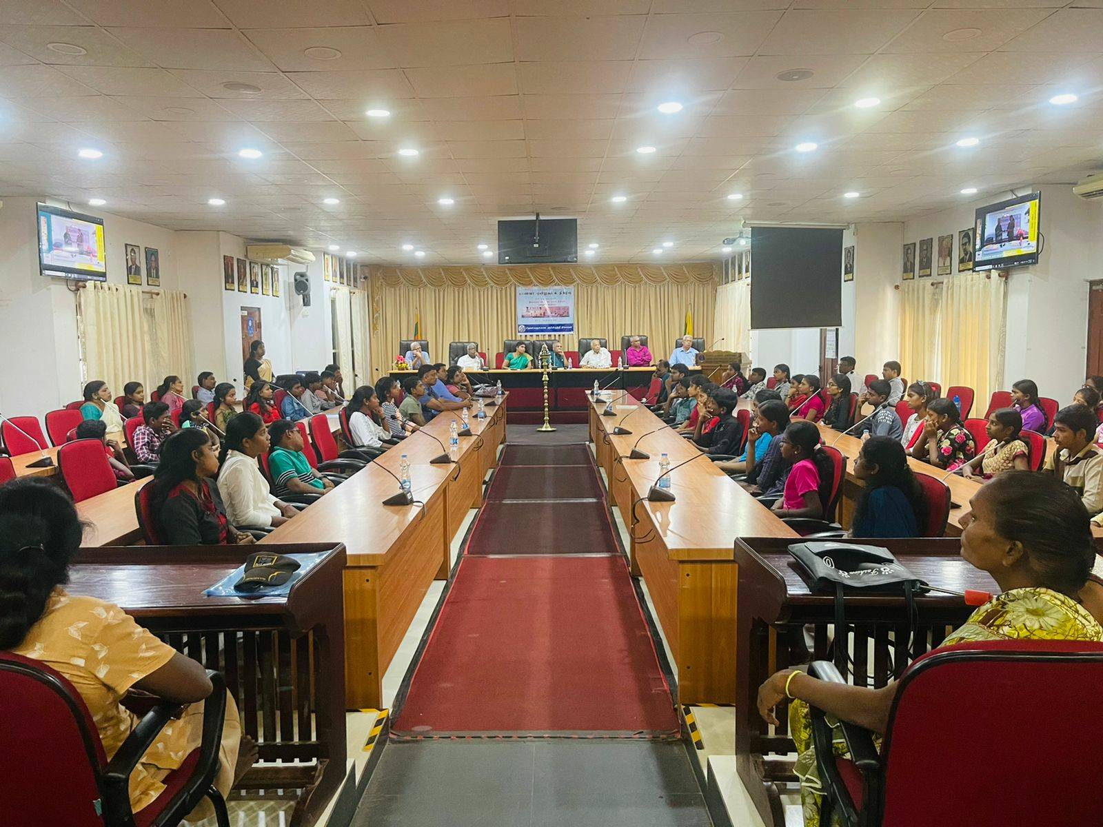 The meeting between Ceylon Students Education Fund and their sponsored children